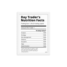 Load image into Gallery viewer, DAY TRADER&#39;S NUTRITION FACTS
