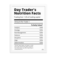 Load image into Gallery viewer, DAY TRADER&#39;S NUTRITION FACTS
