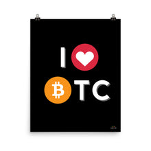 Load image into Gallery viewer, I LOVE BTC
