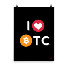 Load image into Gallery viewer, I LOVE BTC
